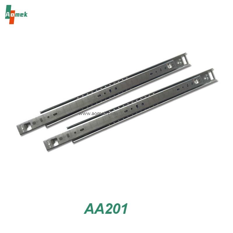 High Quality Amk 2 Folded Drawer Slide Rails Furniture Hardware Accessories AA201