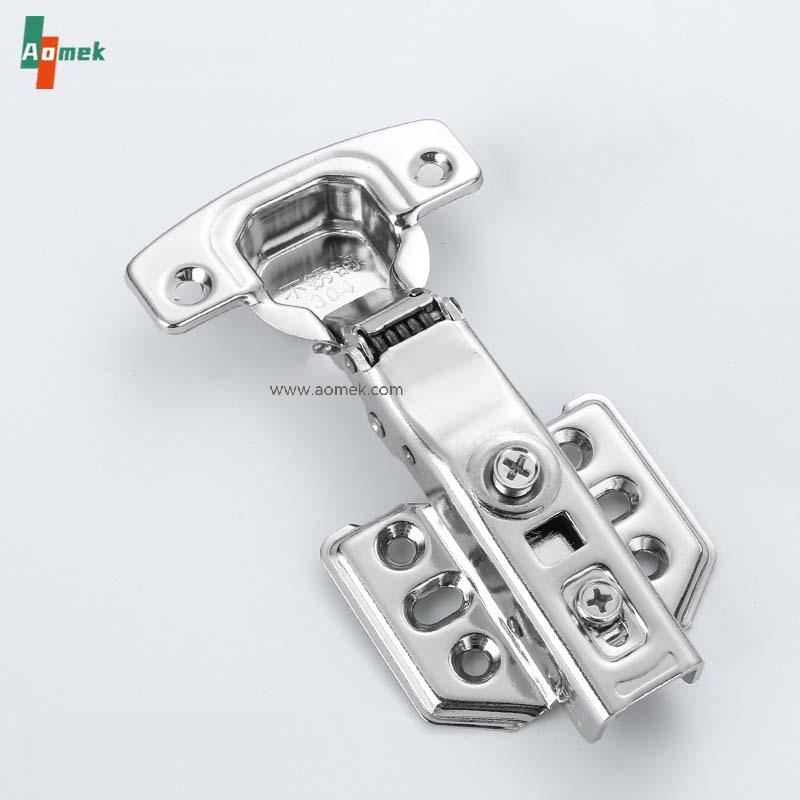 Aomek 2.0mm Long Pure Copper Hhydraulic Cylinder Damping 13 Booster Arm Hinges for Wardrobe Cabinet AA120313