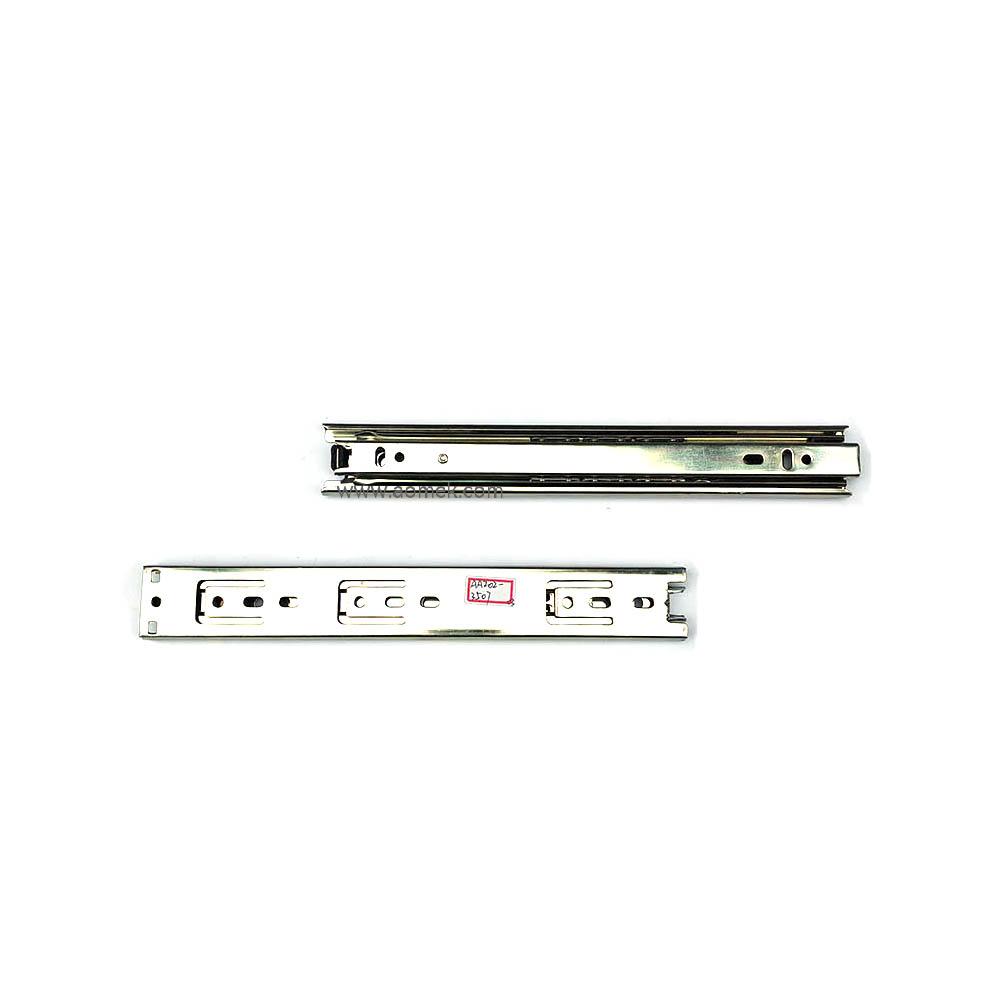 AMK 35mm Width 3 Folding Ball Bearing Furniture Drawer Slides Furniture Fitting Hardware
